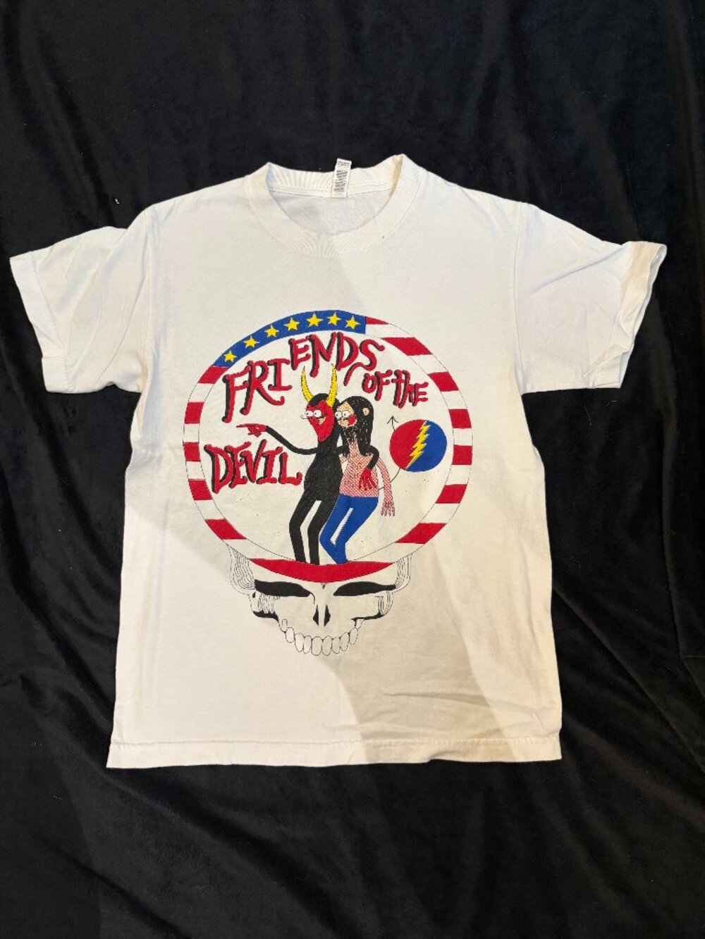 RARE Jay Howell Grateful Dead Friends of the Devil T Shirt size Small